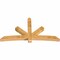 Ekena Millwork Alberta Rough Sawn Timber Gable Bracket, Western Red Cedar, 96"W x 52"H x 6"D x 6"F, 13/12 Pitch GBW096X52X0606ALB00RWR - alternate 3